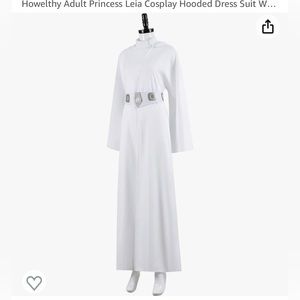 Adult Princess Leia hooded Dress Costume